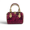Pretty Pink Zebra Purse